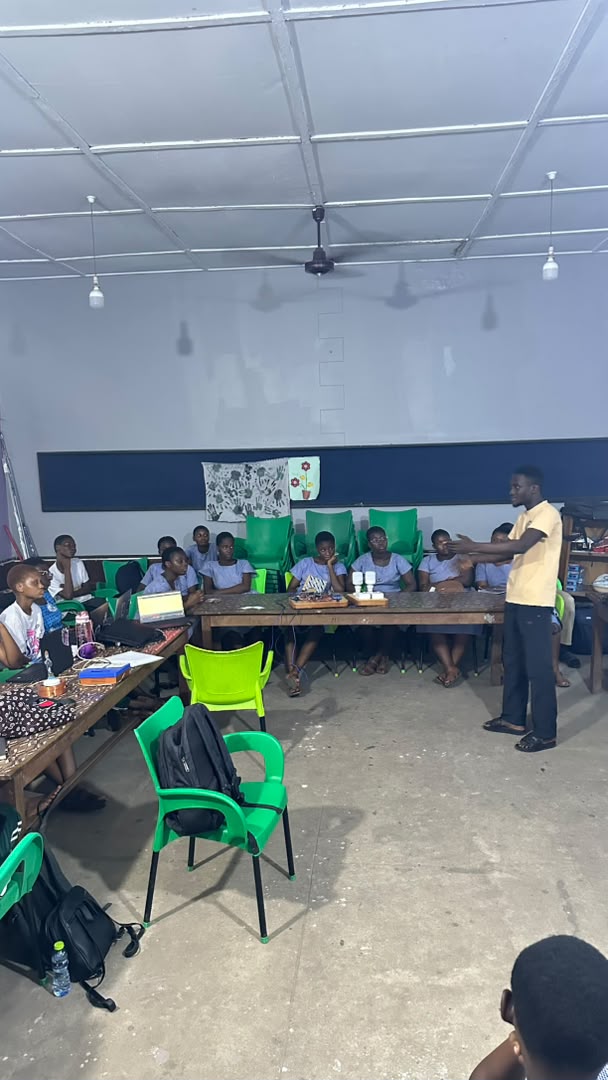 Coaching girls in STEM.