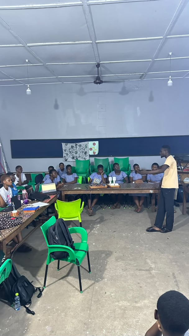 Coaching girls in STEM.
